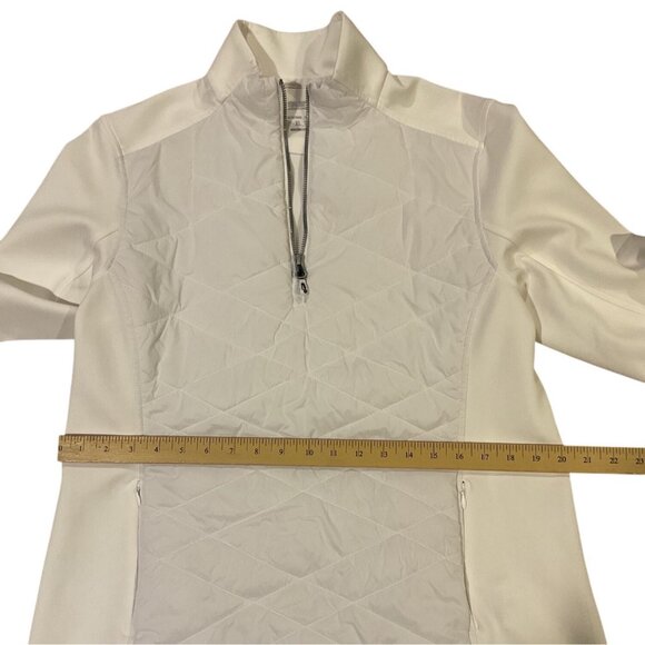 Marmot Womens White Quilted Half-Zip Pullover Jacket Size XL - Picture 9 of 13